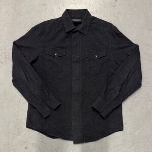 Kenneth Cole Reaction Black Speckled Shirt